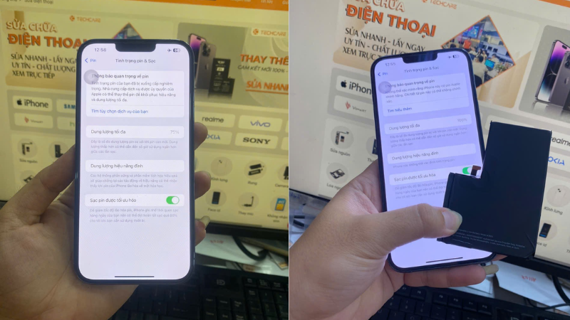 Thay pin iPhone 13 Pro Max