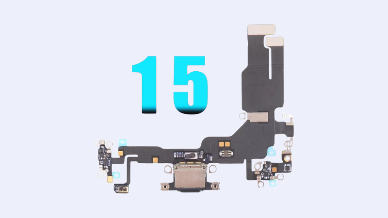 thay cáp chân sạc iPhone 15