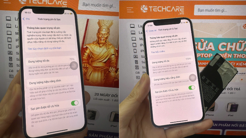 thay pin iPhone 12 mini